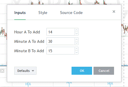 edit the time frame to see what happens every hour and every minute of your choice.GIF