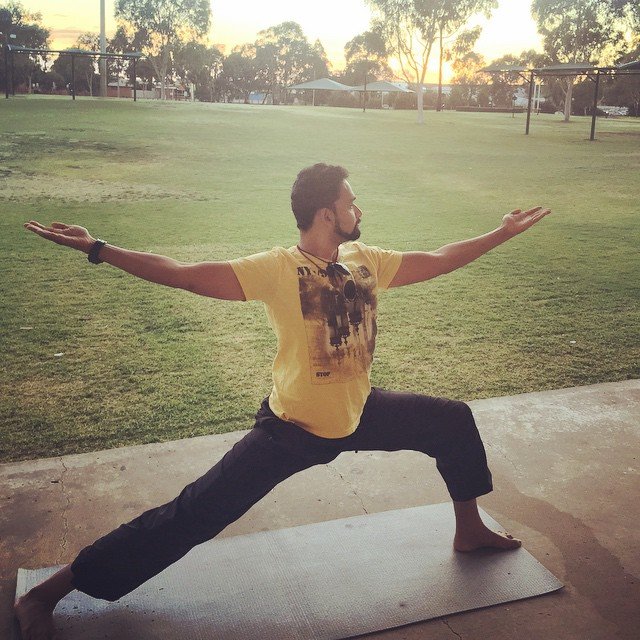 Veera Bhadrasana II @ me.jpg