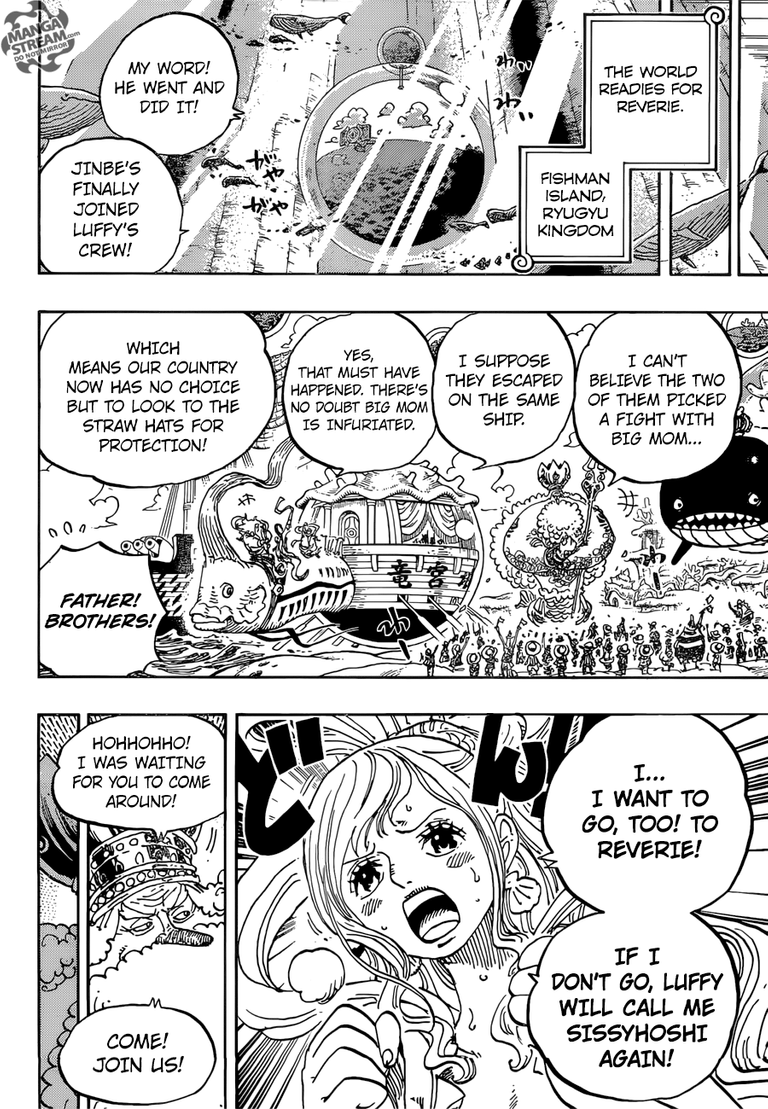 Manga Of One Piece Anime Chapter 903 Full Luffy The Fifth Emperor Hive