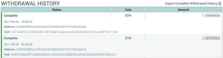 거래소에서는 정상적으로 출금된 것으로 표시되고 Txid도 발급되었는데, 막상 etherscan.io에는 뜨지 않고 지갑에도 들어오지 않으니 점점 불안해집니다.