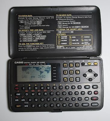 casio electronic organiser