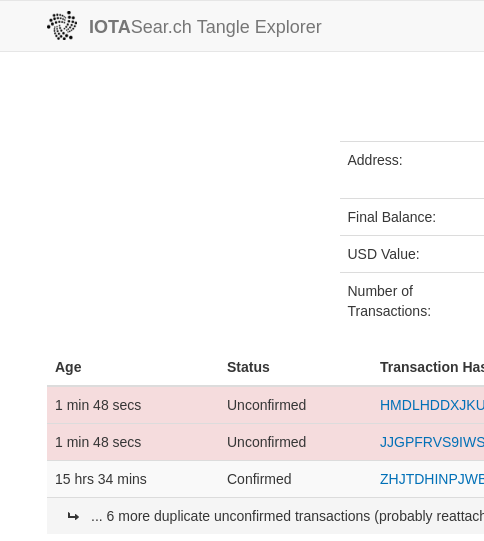 iota pending