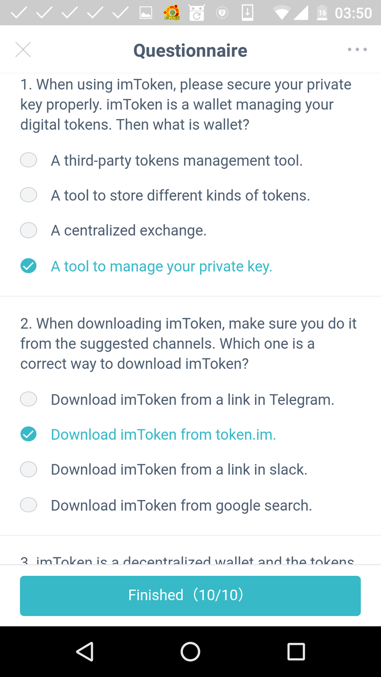 1. A tool to manage your private key 2. Download imToken from token.im.