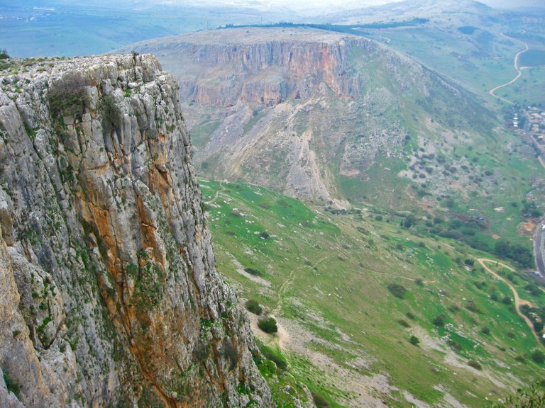 Mount Arbel in the Galilee