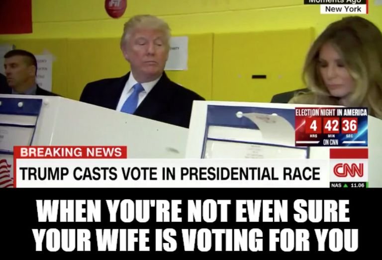 trump-not-sure-melania-voting-5822551e5f9b58d5b1b00bd8.jpg