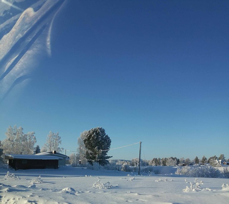 Frozen car Window Photography in Steemit Blog