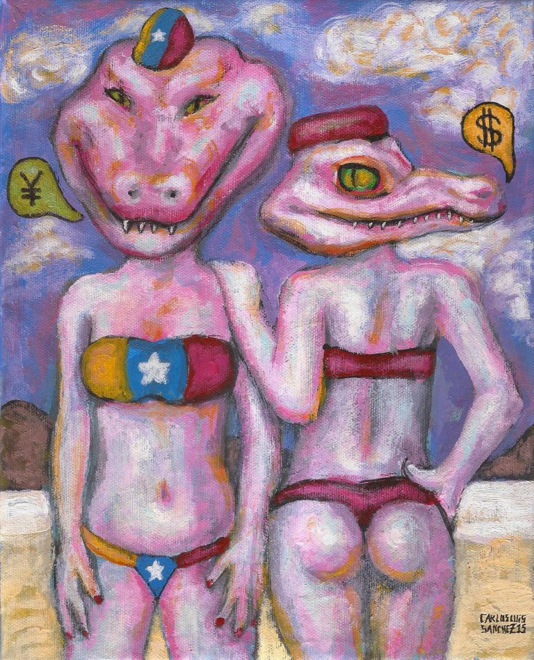 2015. Primas en la Playa (La Cocodrila Nini y la Caimana Ninu)2 (1).jpg