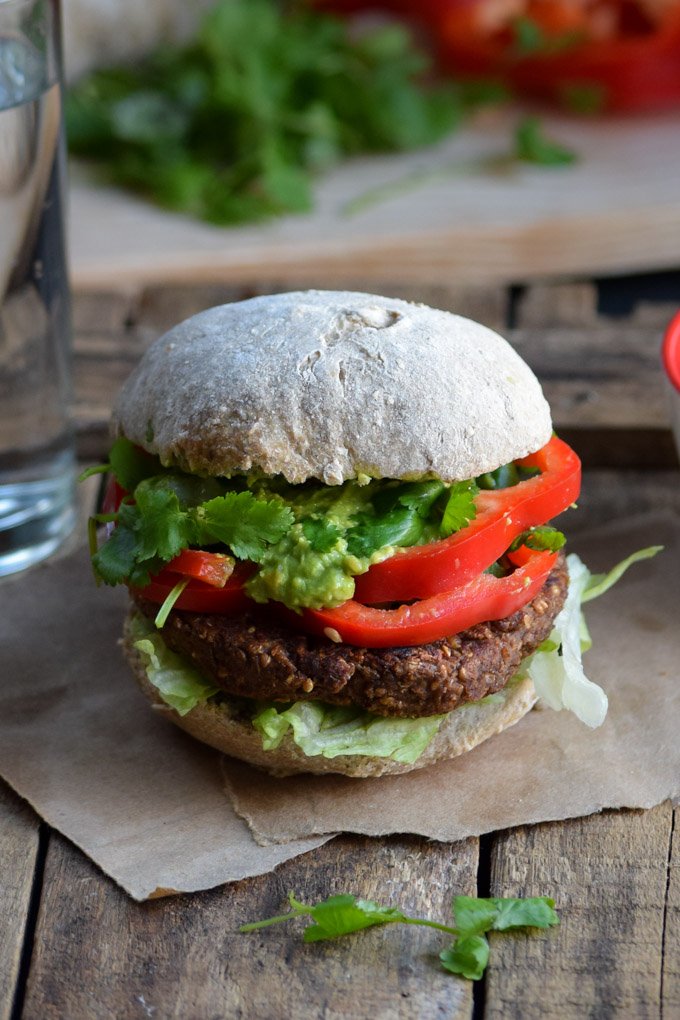 Caribbean Jerk Millet Burgers with Pineapple Guacamole (7).jpg