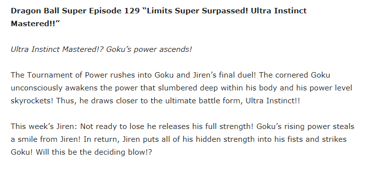 Dragon Ball Super Episode 129 Detailed Confirmed Spoilers.png