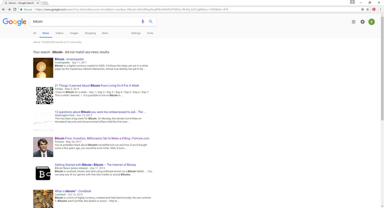 Bitcoin not found under google news.png