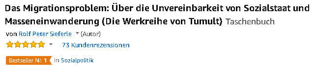 Bewertungen von 'Das Migrationsproblem' auf Amazon.DE