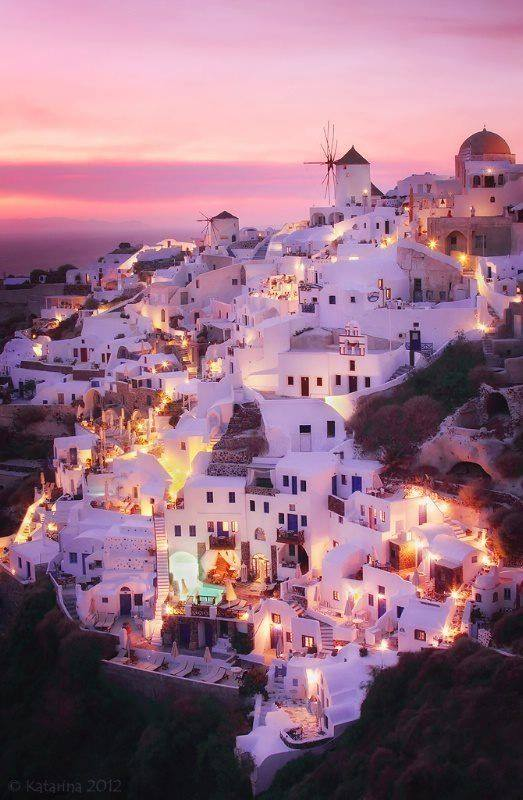 Night in Santorini Greece.png