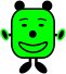 Square Smiley face green black plus.jpg