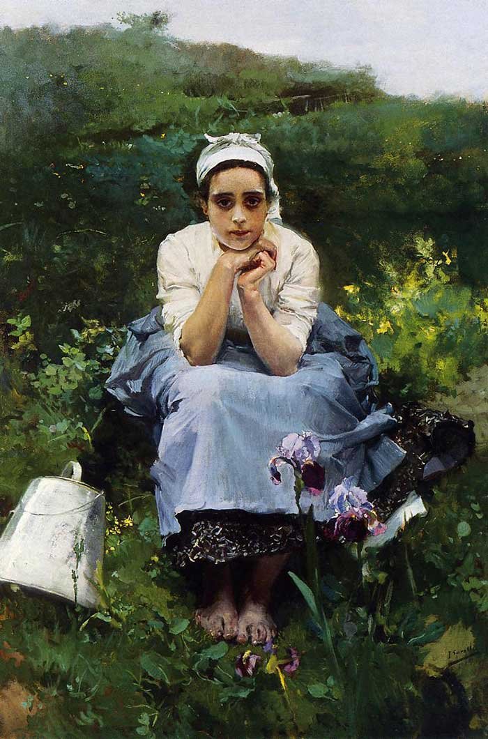 Joaquin Sorolla, The Milkmaid, Date Unknown.jpg