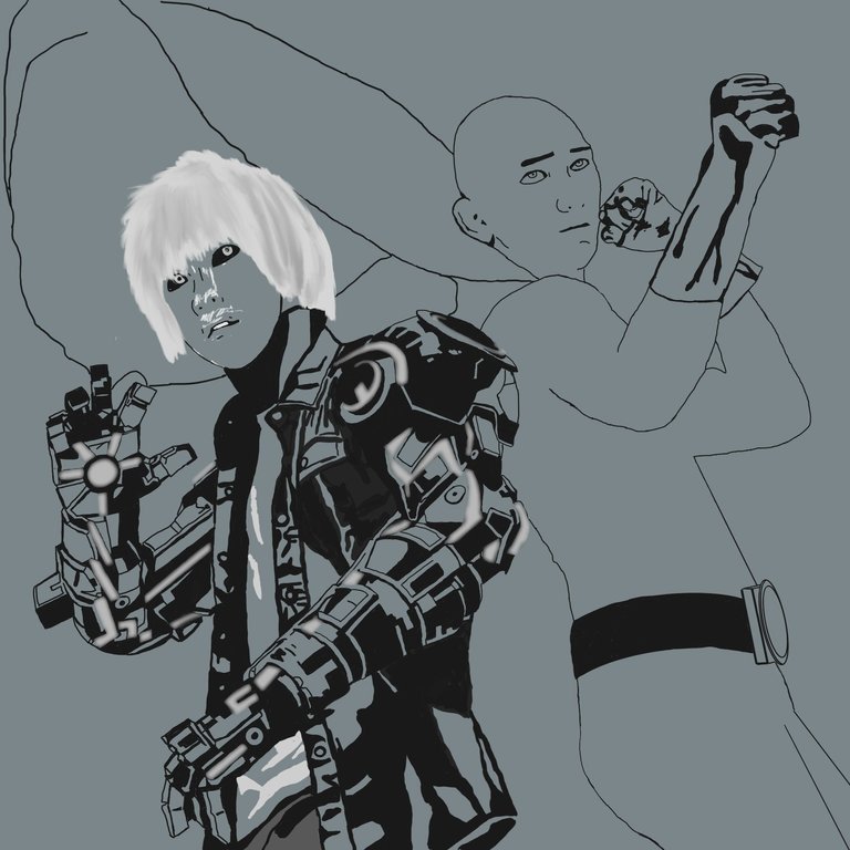 one punch man pencil and ink rd.jpg