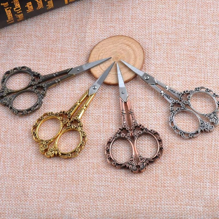 Europea-Vintage-Patr-n-de-Flores-Tijeras-de-Costura-tijeras-de-Modista-Antiguo-Scissors-Tijeras-de.jpg