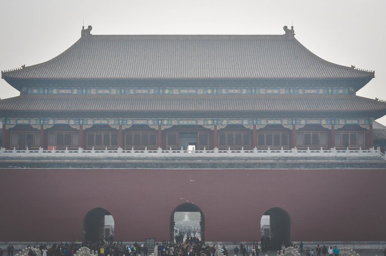 112.At the gates of the Forbidden City, Beijing, China..jpg