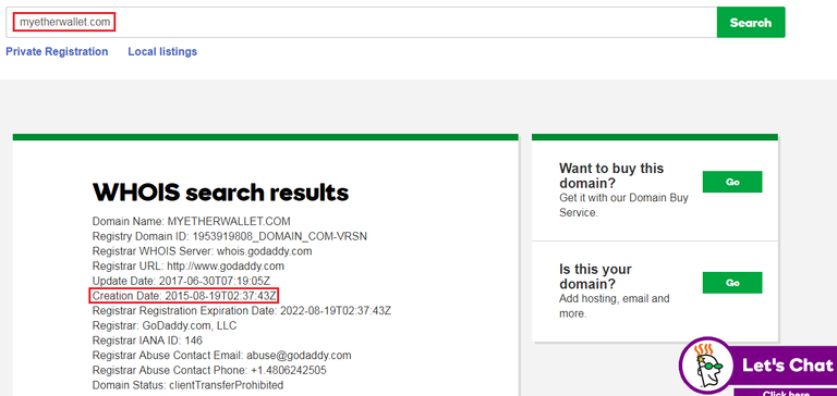 MyEtherWallet - Check Godaddy Whois.png