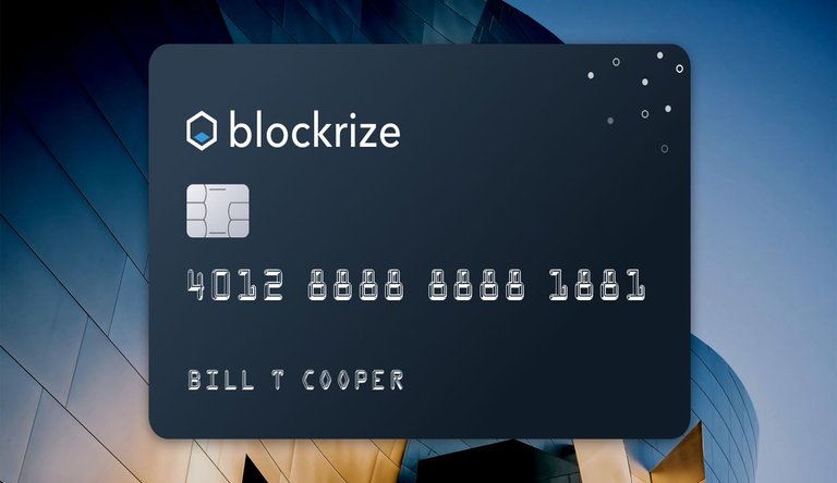 1,a Blockrize, a San Francisco-based credit card, aims to pay users 1% 'crypto back' rewards.jpg