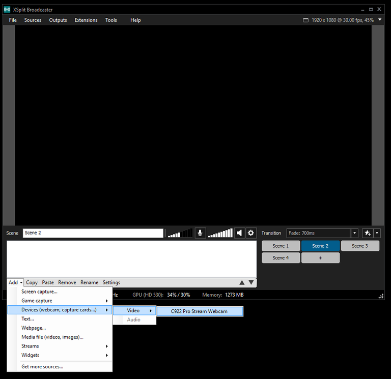 xsplit Add Webcam.png