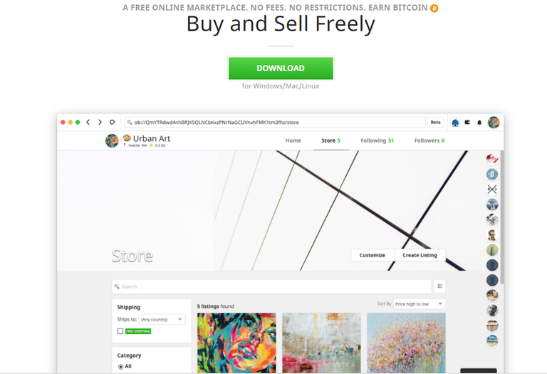 OpenBazaar  Online Marketplace   Peer to Peer Ecommerce.png