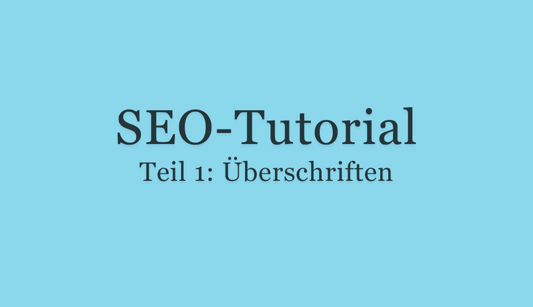 SEO-Tutorial