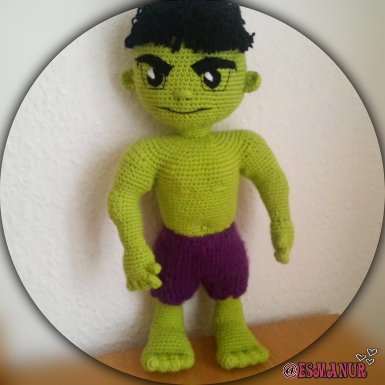 Incredible Hulk amigurumi esmanur comic character