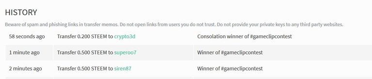Steemit - gameclipcontest - transfer.JPG