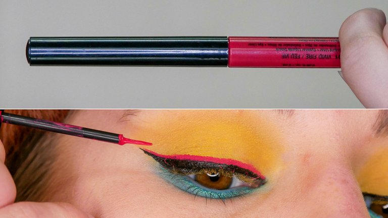 Full On Sunshine Look - red winged eyeliner - Melissavandijkmakeuptutorials.jpg