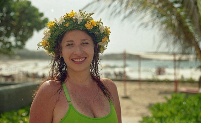 Laura on the beach