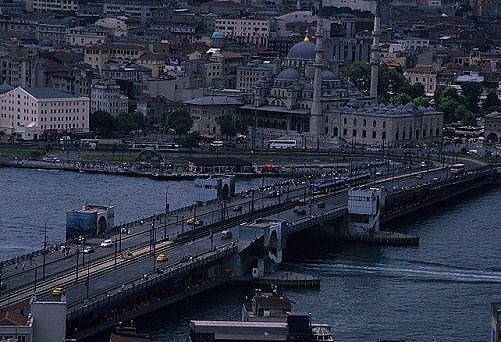 Istanbul - Europe - View of the Galata Bridge from the Galata Tower.jpg