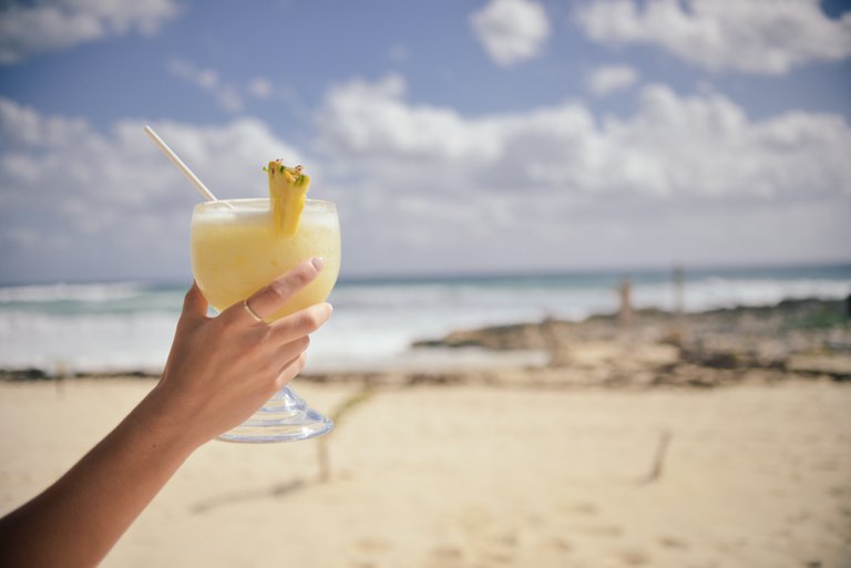 Margarita on beach