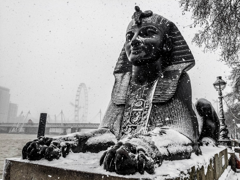 London in Snow