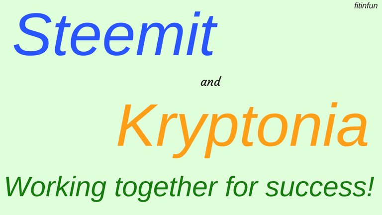 Steemit and Kryptonia success fitinfun.jpg