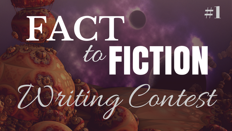 Facto to Fiction, created in Canva