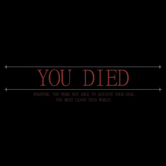 Dark Souls "You Died" Screen