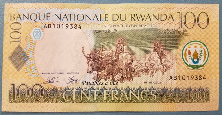 Rwanda 100 Franc Front.jpg