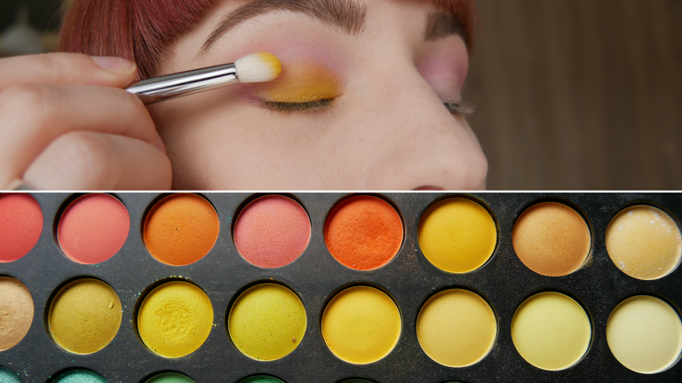 Soft Yellow Eye Makeup - main shade - melissavandijkmakeuptutorials.png