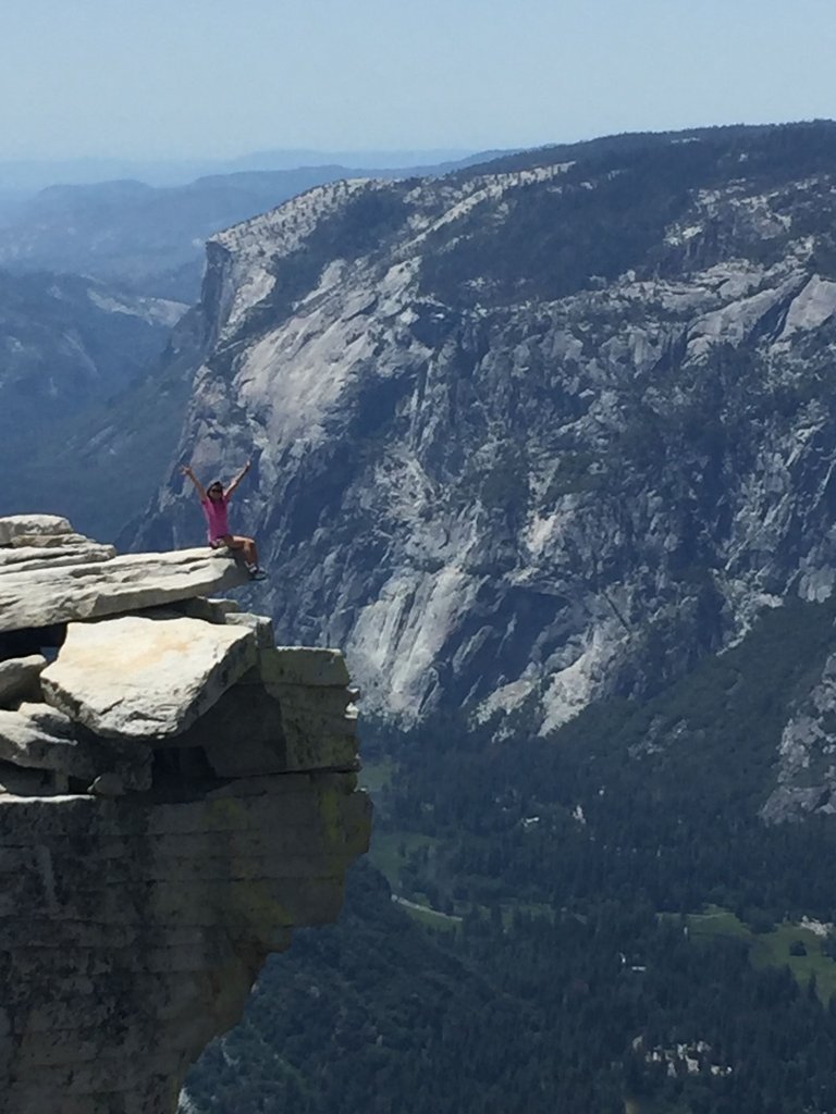 Tien on Half Dome