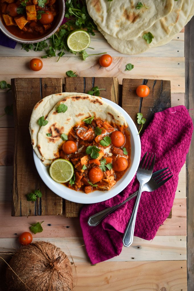 Indian Red Coconut Chicken Curry with Homemade Pitas (2).jpg