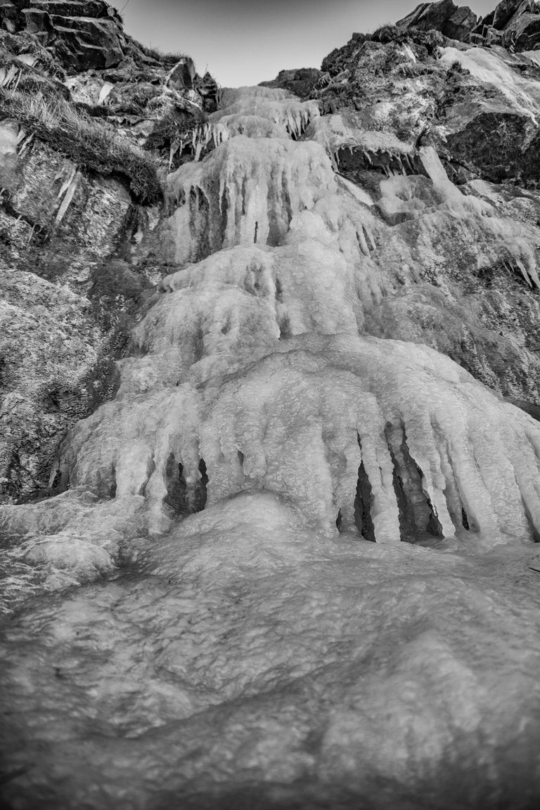 Icefall Black mountains BW - by Steve J Huggett.jpg