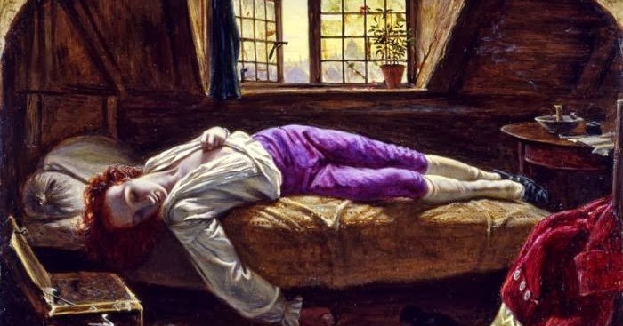 Dead painting, Wallis, Henry, Death of Chatterton, 1856.jpg