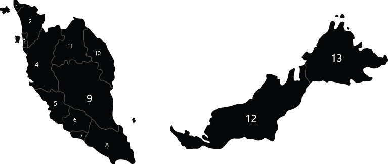 Malaysia Map 3 Black Color.png