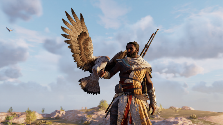 Bayek and Senu.png