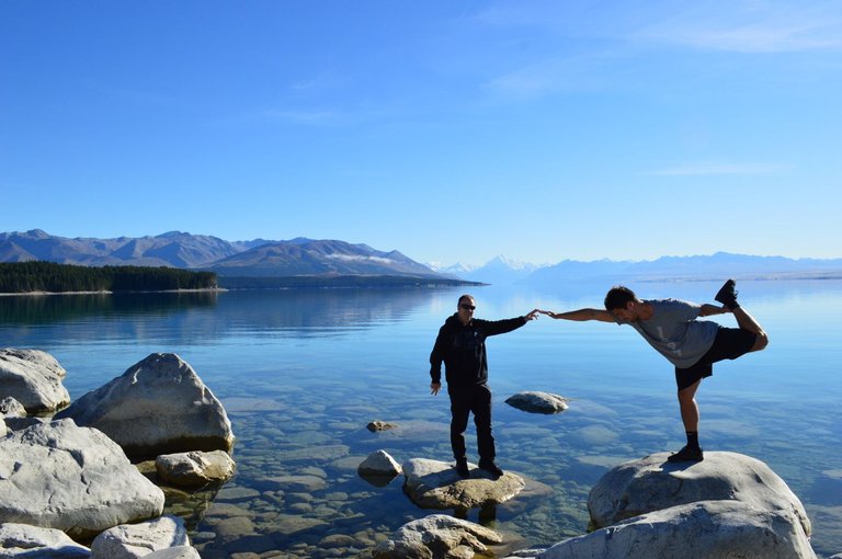 The clearest water: Lake Pukaki before winter