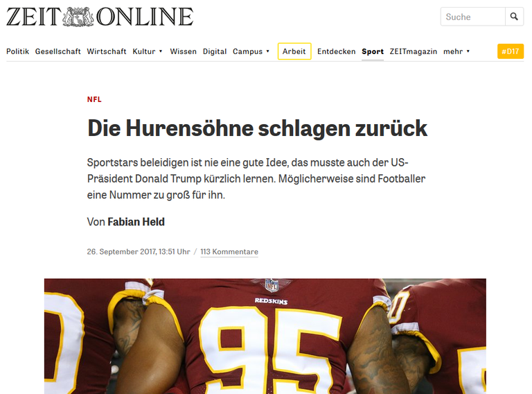 NFL  Die Hurensöhne schlagen zurück   ZEIT ONLINE.png