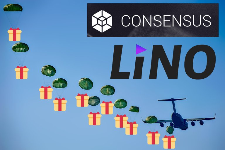 airdrop free tokens Consensus Lino