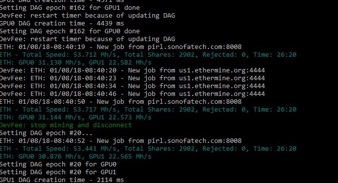 DevFee - Ethereum mining epoch#162.JPG