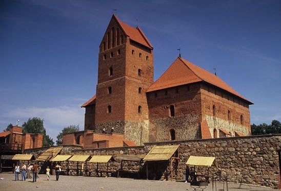 Trakai - The keep at the Island Castle.jpg