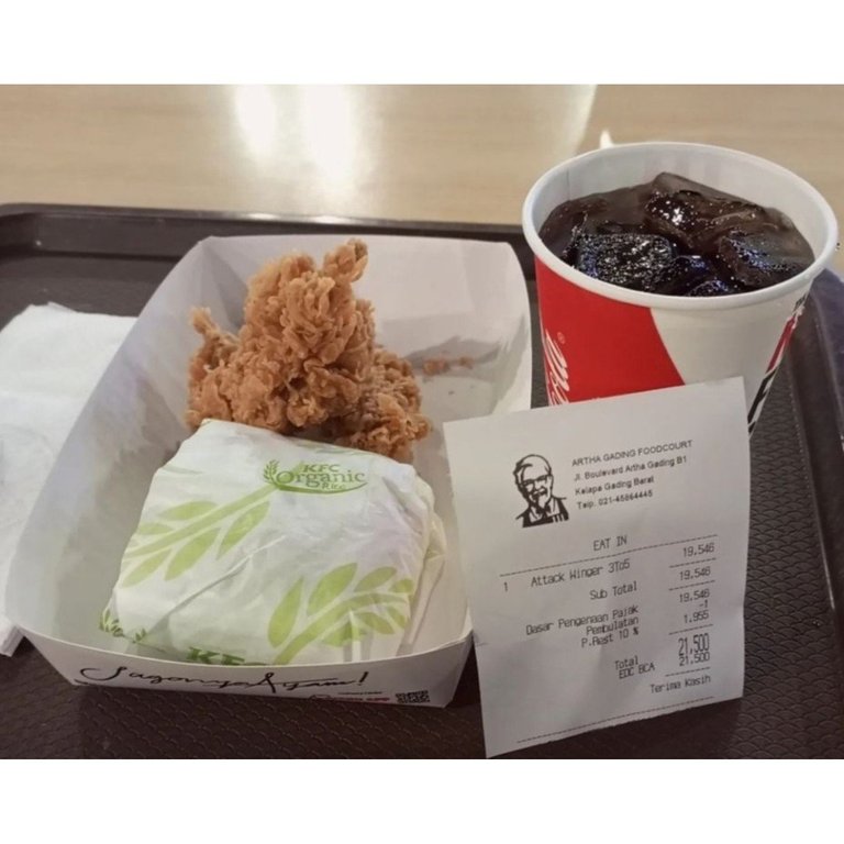 Eat at KFC alone